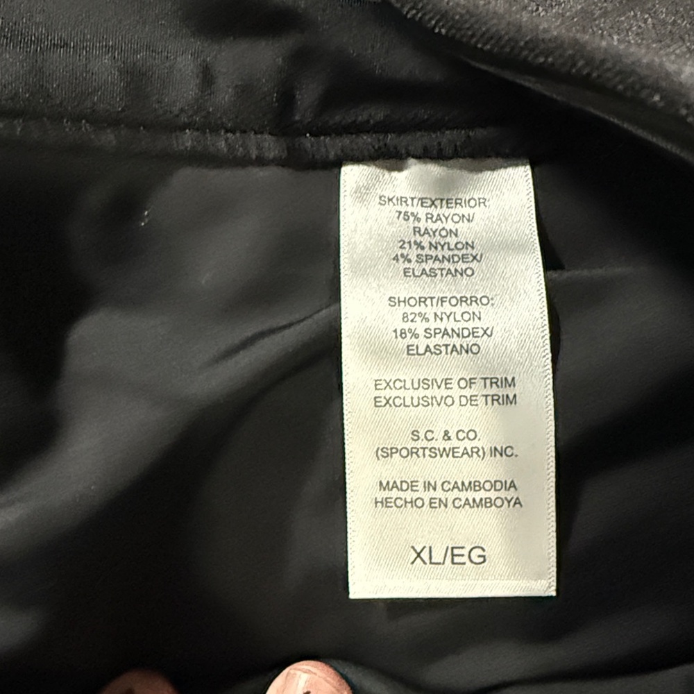 NWT S.C & CO. TUMMY CONTROL GOLF SKORT SZ XL - Picture 6 of 9